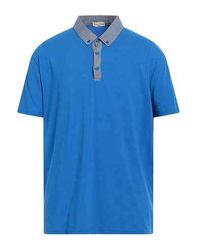 CASHMERE COMPANY Poloshirt Königsblau 100% Baumwolle