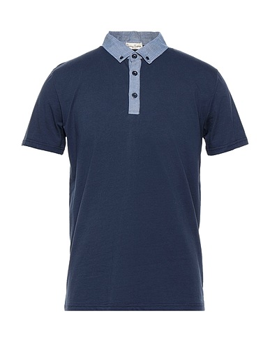 CASHMERE COMPANY Polo shirt Blue 100% Cotton