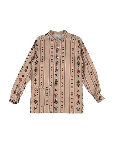 MOOD_ONE Camicia fantasia Beige 100% Viscosa