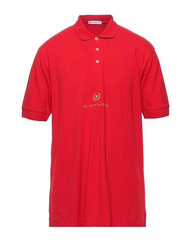 BEL-AIR ATHLETICS Polo Rosso 100% Cotone