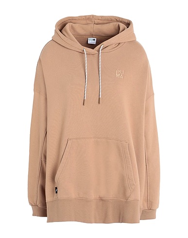 PUMA Hooded track jacket  Infuse Hoodie
 Light brown 97% Cotton, 3% Elastane