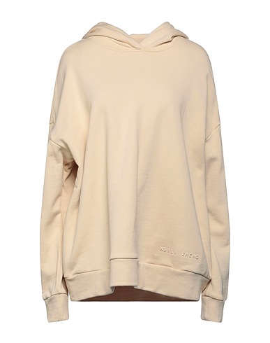 WEILI ZHENG Felpa Beige 100% Cotone