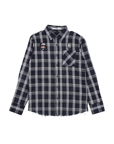 AYGEY Patterned shirt Midnight blue 100% Cotton