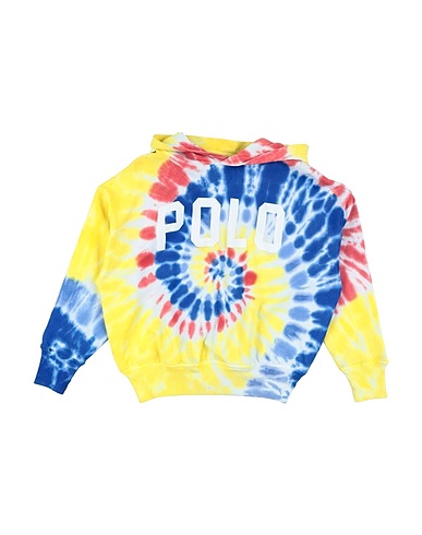 POLO RALPH LAUREN Hooded sweatshirt Tie-Dye Spa Terry Hoodie
 Blue 100% Cotton