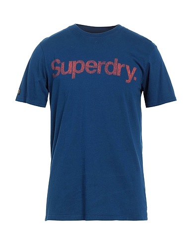 SUPERDRY T-shirt Midnight blue 100% Cotton