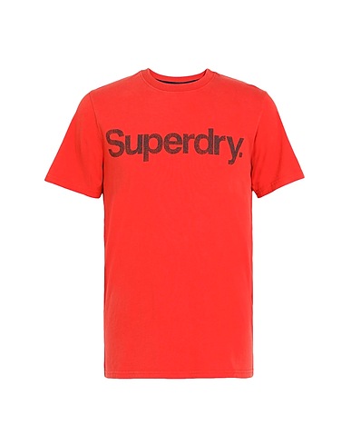 SUPERDRY T-Shirt Rostrot 100% Baumwolle