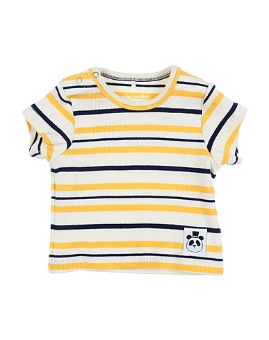 MINI RODINI T-shirt Giallo 95% Cotone organico, 5% Elastan
