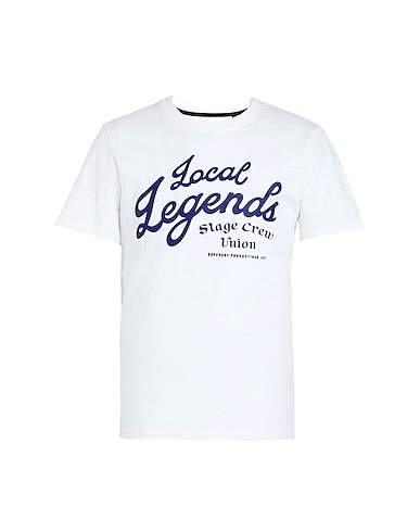 SUPERDRY T-shirt Bianco 100% Cotone