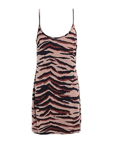 LIU •JO Short dress Light brown 93% Viscose, 7% Elastane