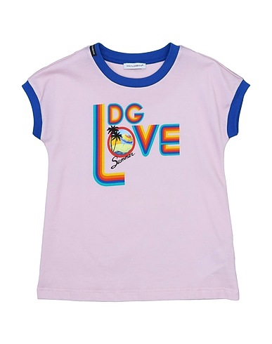 DOLCE&GABBANA T-shirt Lilla 100% Cotone