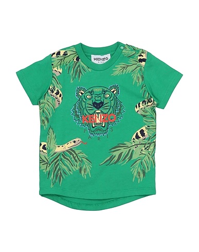 KENZO KIDS T-Shirt Grün 100% Baumwolle
