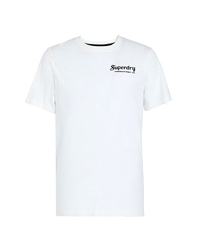 SUPERDRY Basic T-Shirt White 100% Cotton