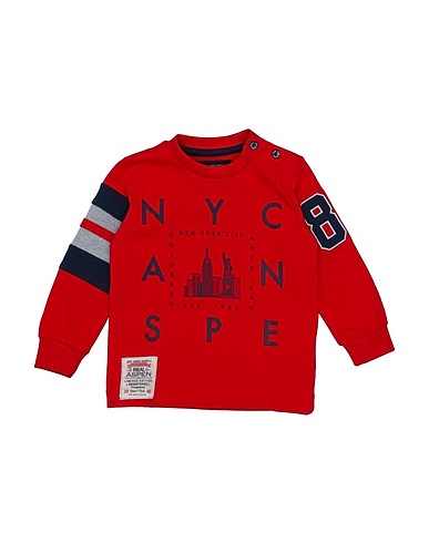 ASPEN POLO CLUB T-Shirt Rot 95% Baumwolle, 5% Elastan