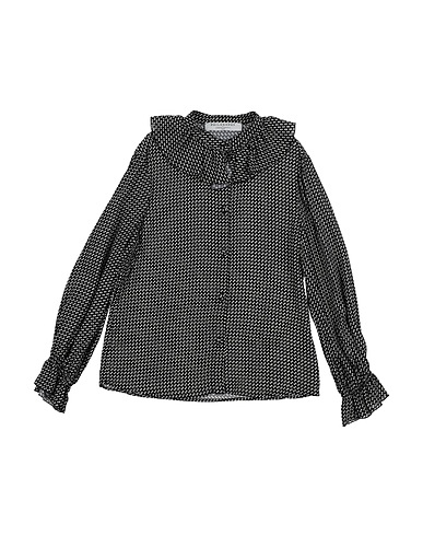 PHILOSOPHY di LORENZO SERAFINI Patterned shirts & blouses Black 100% Viscose