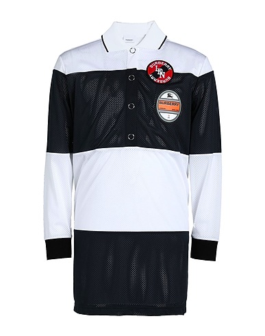 BURBERRY Polo shirt White 100% Polyester