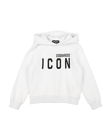 DSQUARED2 Sweatshirt ICON White 100% Cotton, Elastane