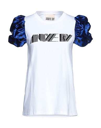 ANIYE BY T-shirt White 100% Cotton, Polyester