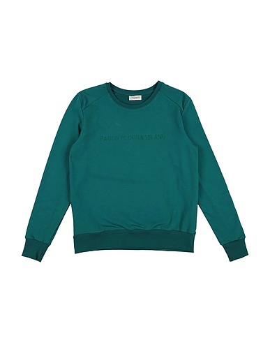 PAOLO PECORA Felpa Verde 96% Cotone, 4% Elastan