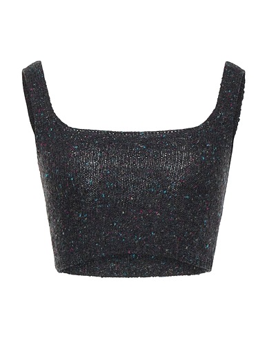 SOLOTRE Top Charcoal 60% Wool, 30% Polyamide, 10% Alpaca wool