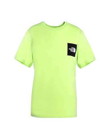 THE NORTH FACE T-shirt M GLH TEE SHARP GREEN, Acid green 100% Cotton