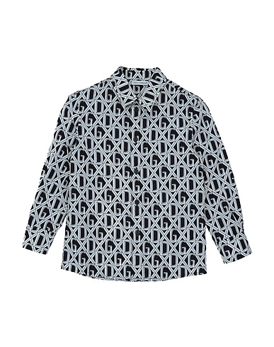DOLCE&GABBANA Patterned shirt Black 100% Cotton