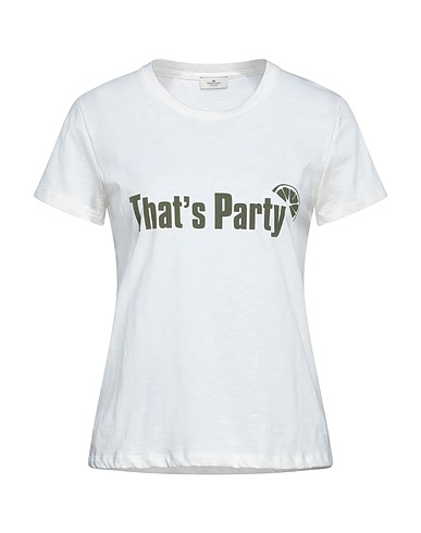 REBEL QUEEN by LIU •JO T-shirt Bianco 100% Cotone