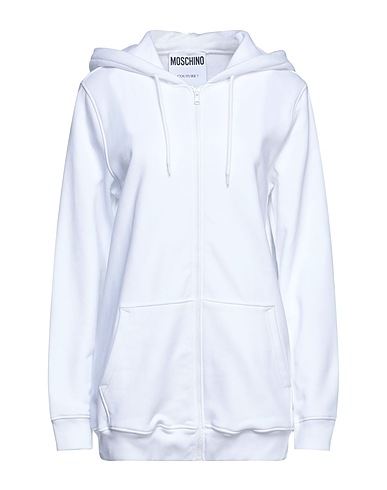 MOSCHINO Hooded sweatshirt White 100% Cotton