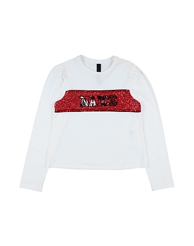 NAÏCE T-Shirt Weiß 94% Baumwolle, 6% Elastan