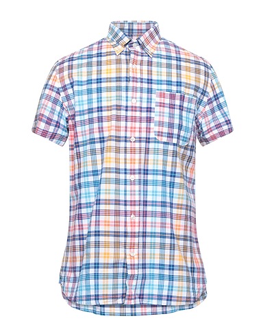 WOOLRICH Checked shirt White 100% Cotton