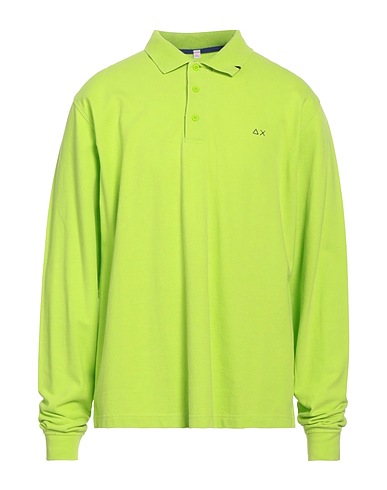 SUN 68 Polo shirt Lime green 100% Cotton