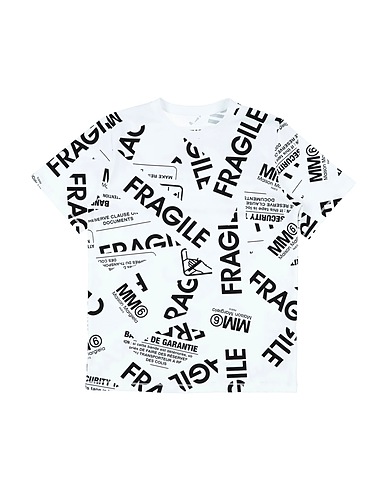 MM6 MAISON MARGIELA T-shirt Bianco 90% Cotone, 10% Elastan