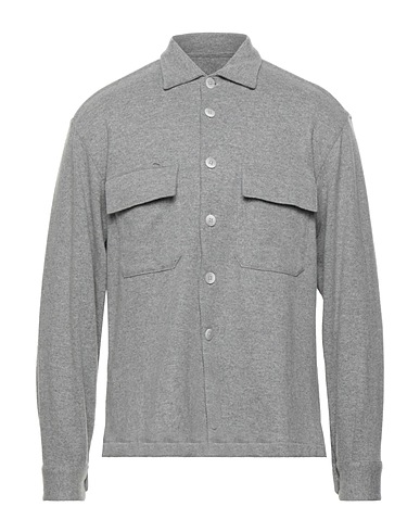 COSTUMEIN Einfarbiges Hemd Grau 80% Schurwolle, 20% Polyamid