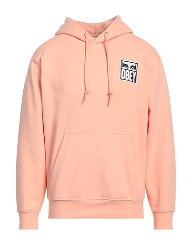 OBEY Hooded sweatshirt Light pink 80% Cotton, 20% Polyester