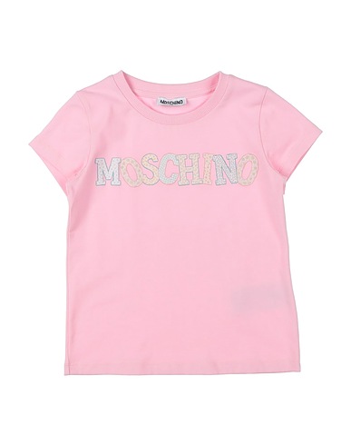 MOSCHINO KID T-shirt Rosa 95% Cotone, 5% Elastan