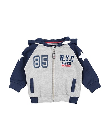 ASPEN POLO CLUB Hoodie Grau 95% Baumwolle, 5% Elastan