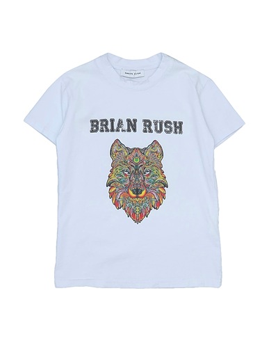 BRIAN RUSH T-shirt Bianco 100% Cotone