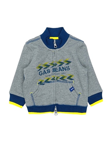 GAS Felpa Grigio 72% Cotone, 28% Poliestere