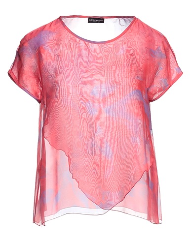 EMPORIO ARMANI Silk top Red 100% Mulberry silk
