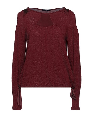 HIGH Top Burgundy 80% Wool, 20% Nylon, Rayon, Cupro