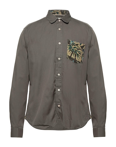 TINTORIA MATTEI 954 Shirts Military green 100% Cotton