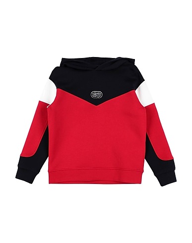 EMPORIO ARMANI Sweatshirt Red 77% Cotton, 19% Polyester, 4% Elastane