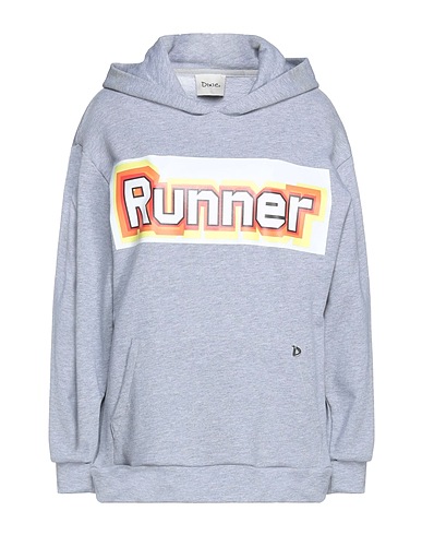 DIXIE Hooded track jacket  Grey 100% Cotton