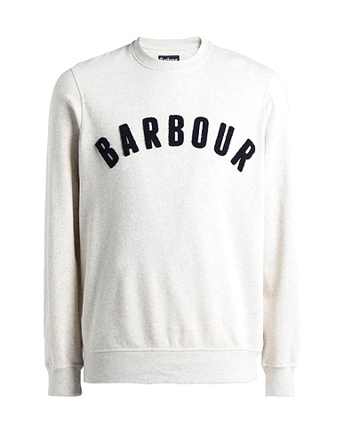 BARBOUR Sweatshirt Ivory 85% Cotton, 15% Polyester