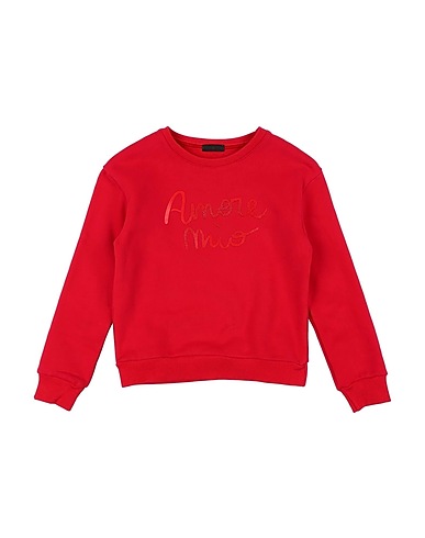 FUN & FUN Sweatshirt Red 95% Cotton, 5% Elastane
