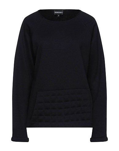 EMPORIO ARMANI Sweatshirt Black 60% Polyester, 40% Viscose