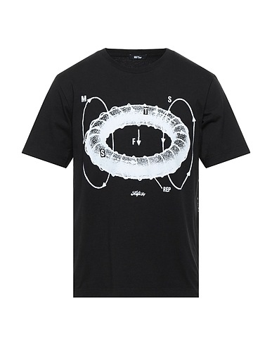 MSFTSREP T-shirt Nero 100% Cotone