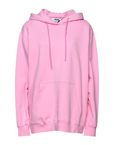 MSGM Hooded track jacket  Pink 100% Cotton