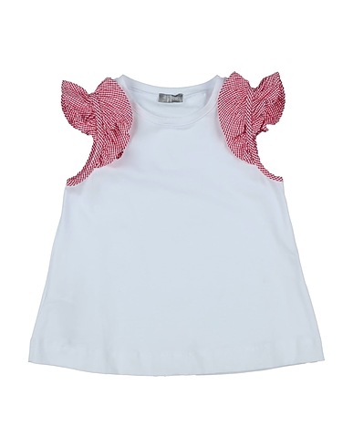 IL GUFO T-shirt White 94% Cotton, 6% Elastane, Polyamide