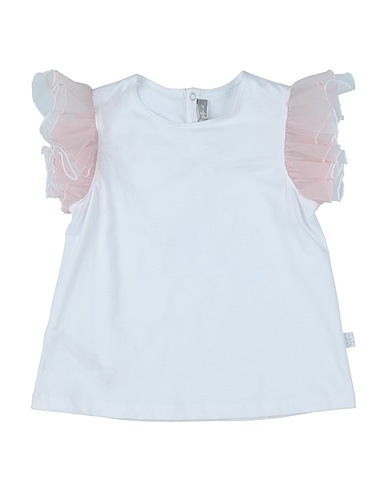 IL GUFO T-shirt White 100% Cotton, Polyamide