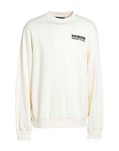 PAS DE MER Sweatshirt HEARTBREAKERS SWEATSHIRT
 Ivory 100% Cotton